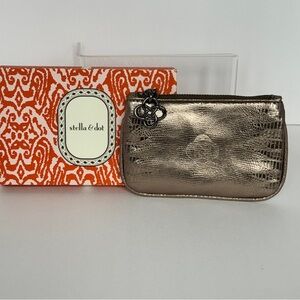 Stella & Dot Soho Metallic Key Pouch & Card Holder